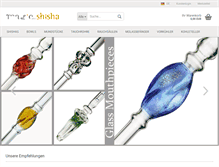 Tablet Screenshot of magicglass-shisha.com